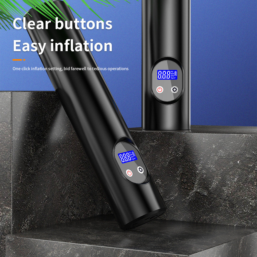 Car Wireless Air Pump Motorcycle Car Tire Pump Mini Outdoor Portable Application emergency pump