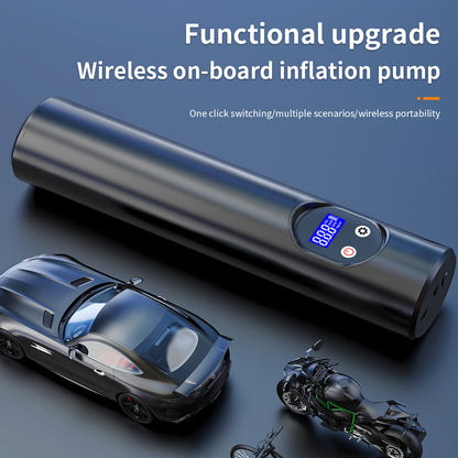 Car Wireless Air Pump Motorcycle Car Tire Pump Mini Outdoor Portable Application emergency pump